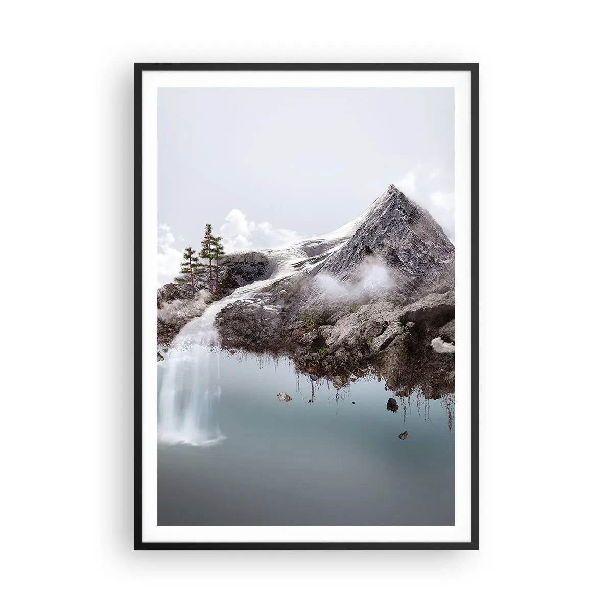 Plakat w czarnej ramie - Okiem surrealisty - 70x100 cm