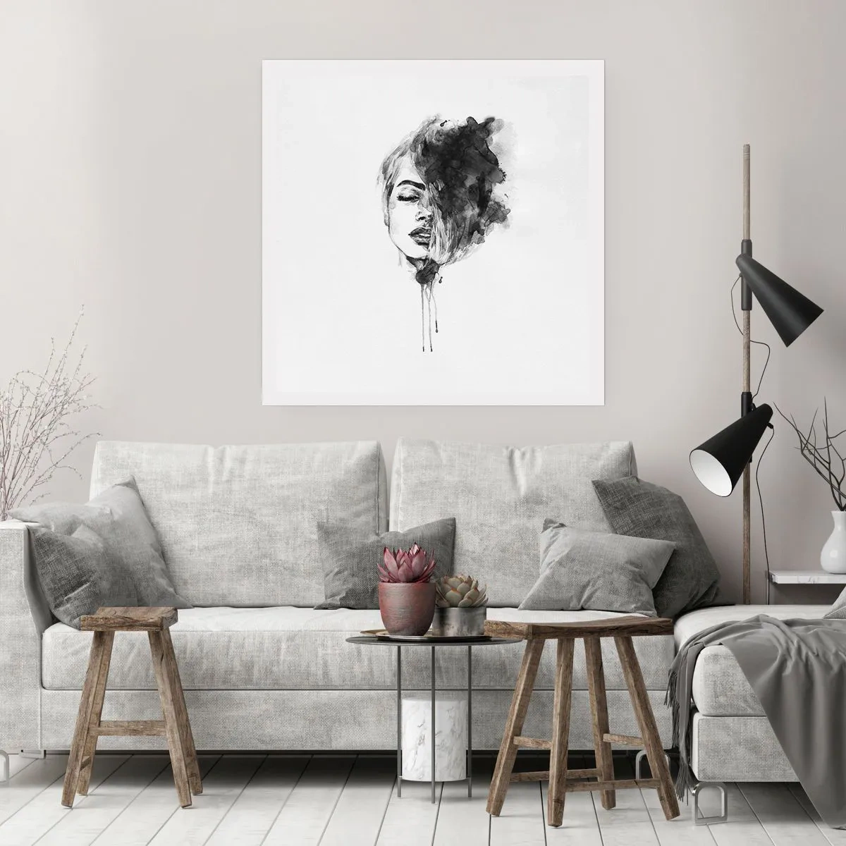 Plakat - O czym marzy dziewczyna - 50x50 cm