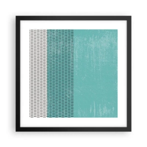 Plakat w czarnej ramie - Kompozycja zrównoważona - 40x40 cm