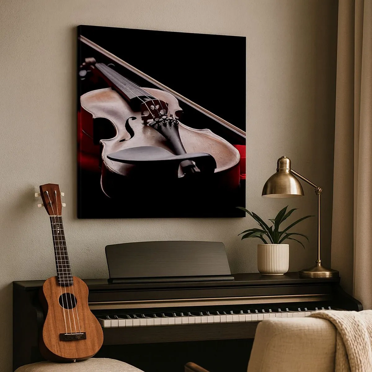 Obraz na płótnie - Muzyka uczuć - 30x30 cm