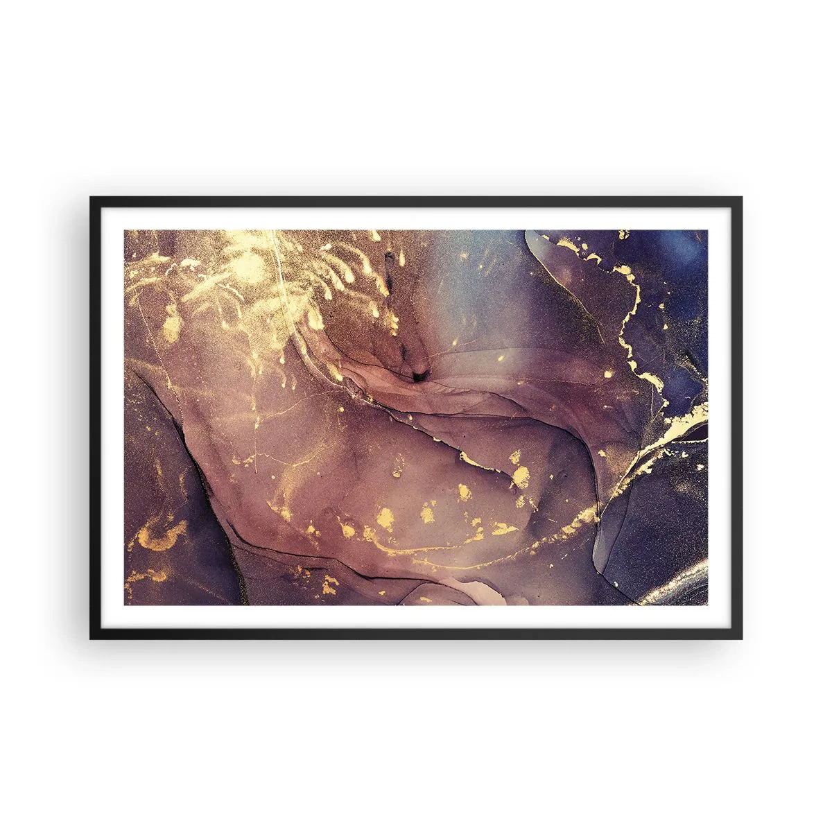 Plakat w czarnej ramie - Materia i duch - 91x61 cm