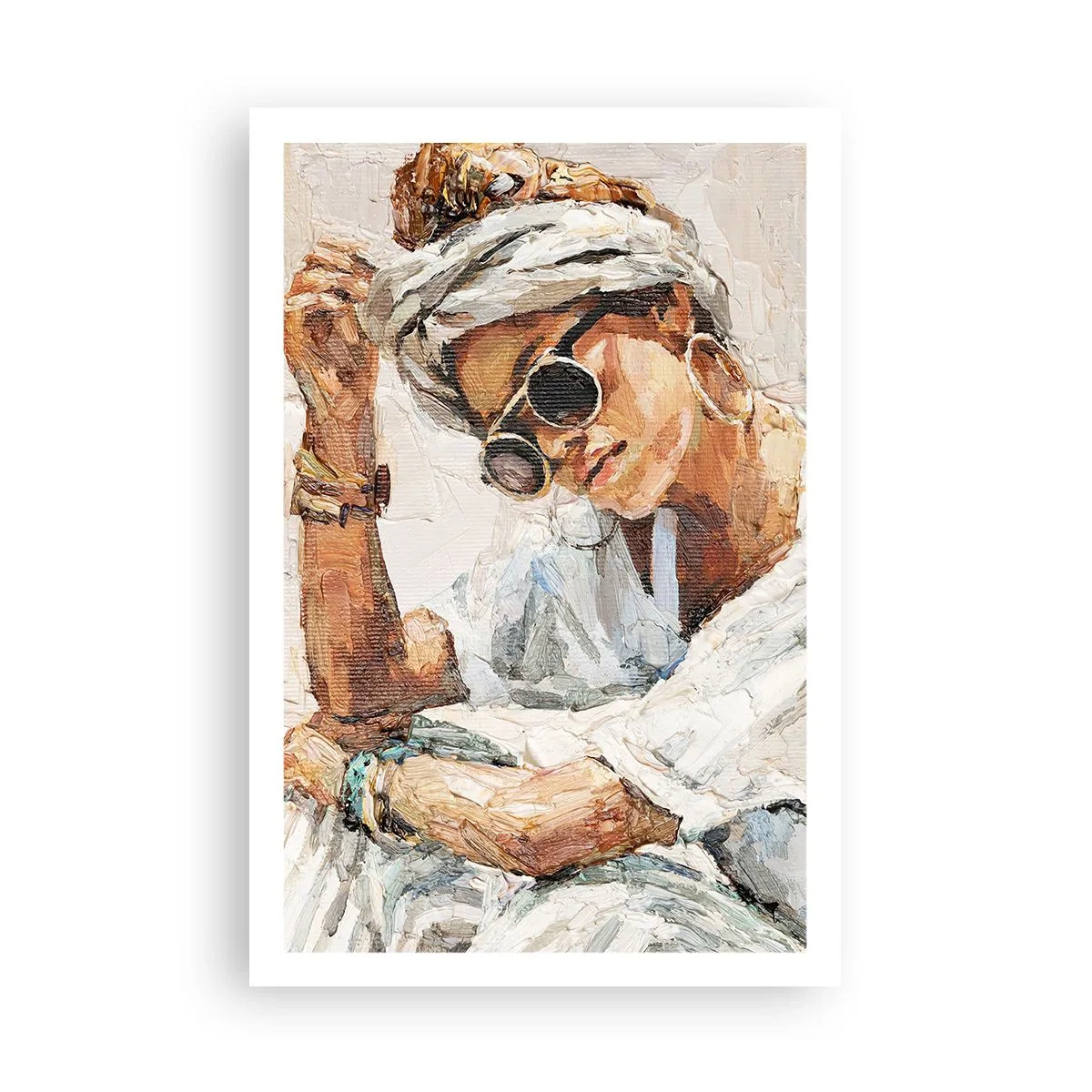 Plakat - Portret w pełnym słońcu - 61x91 cm