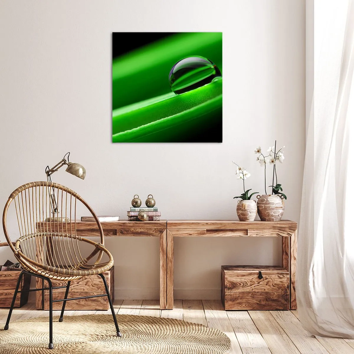 Obraz na płótnie - Życie z bliska - 40x40 cm