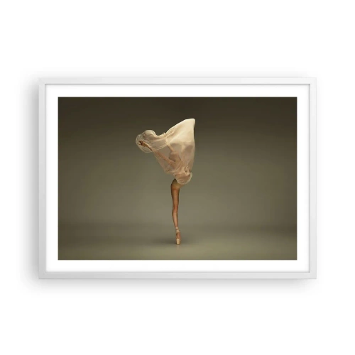 Plakat w białej ramie - Zaraz wzleci - 70x50 cm
