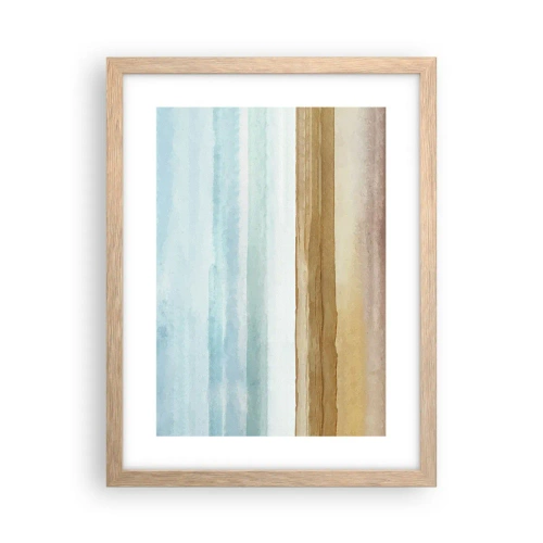 Plakat w ramie jasny dąb - Ukojenie - 30x40 cm