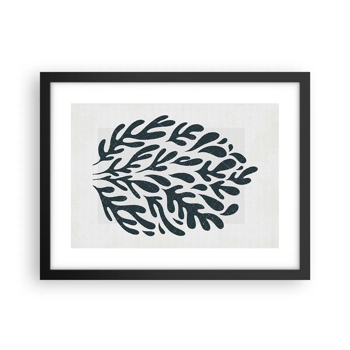 Plakat w czarnej ramie - Kształty natury - 40x30 cm