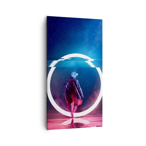 Obraz na płótnie - Między światami - 55x100 cm