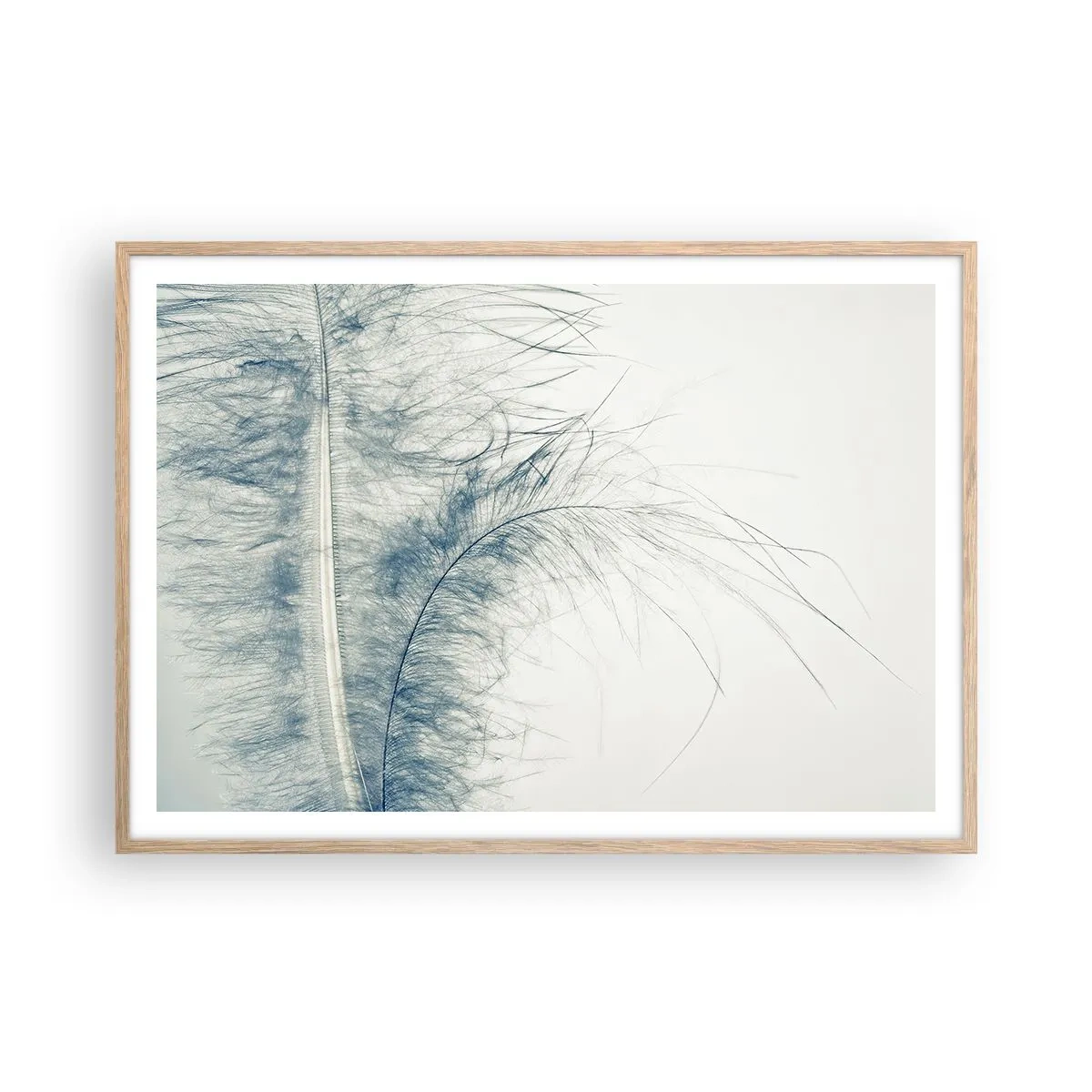 Plakat w ramie jasny dąb - Szept natury - 100x70 cm