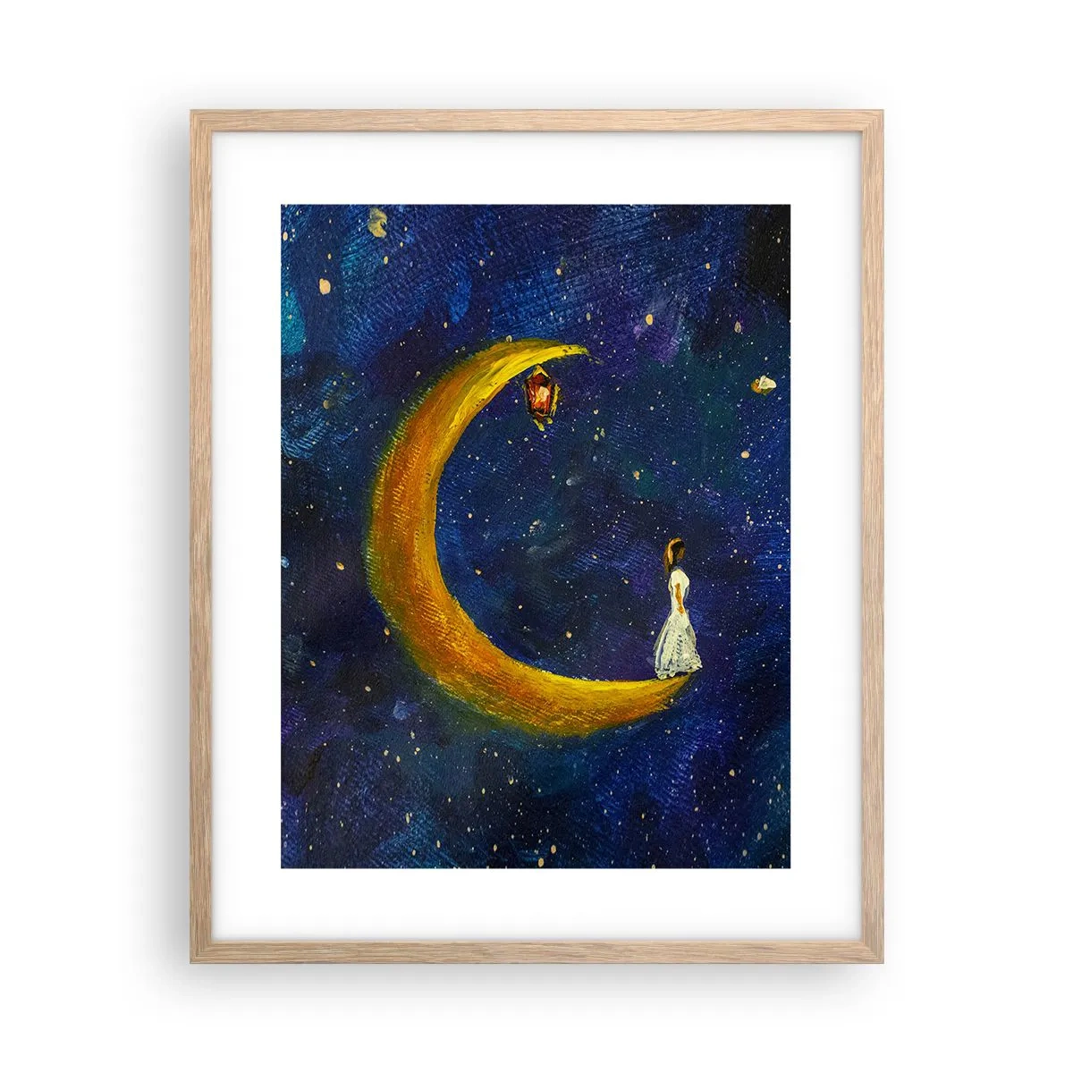 Plakat w ramie jasny dąb - Wołanie świata - 40x50 cm