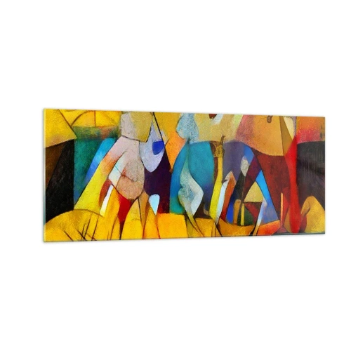 Obraz na szkle - Słońce - życie - radość - 100x40 cm