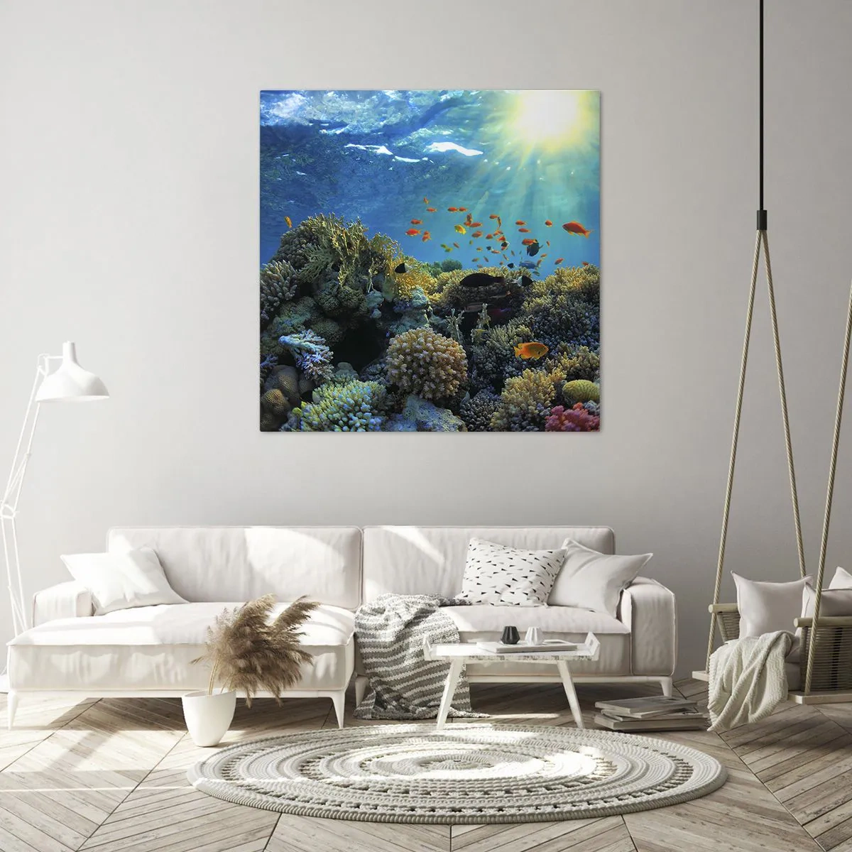 Obraz na płótnie - Podwodne skarby - 70x70 cm