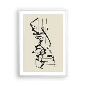 Plakat w białej ramie - Być może pejzaż - 50x70 cm