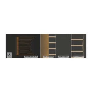 Fototapeta Próbka Premium Canvas - Zbadać ciemność - Abstrakcja, Sztuka, Lineart - 100x30 cm