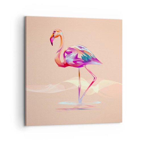 Obraz na płótnie - Ptak dobrych emocji - 60x60 cm