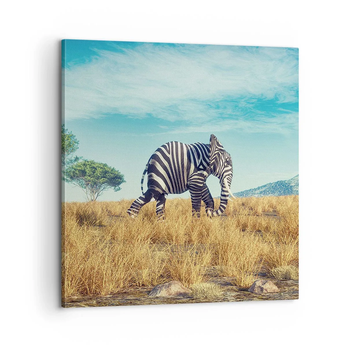 Obraz na płótnie - Szarość już niemodna - 60x60 cm