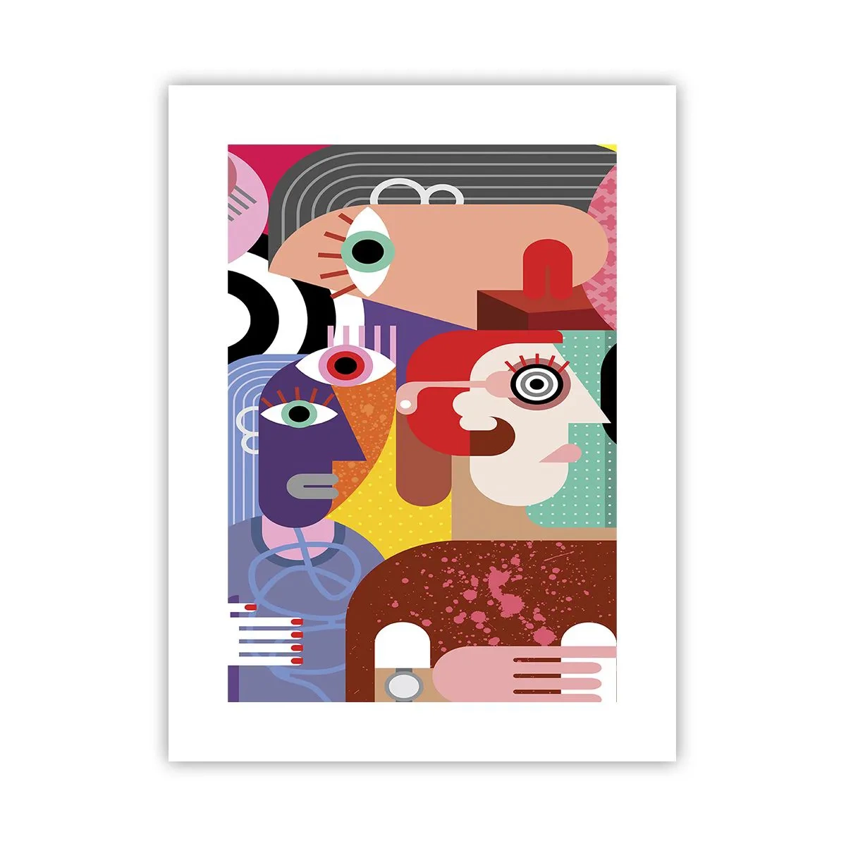 Plakat - My od pana Picassa - 30x40 cm