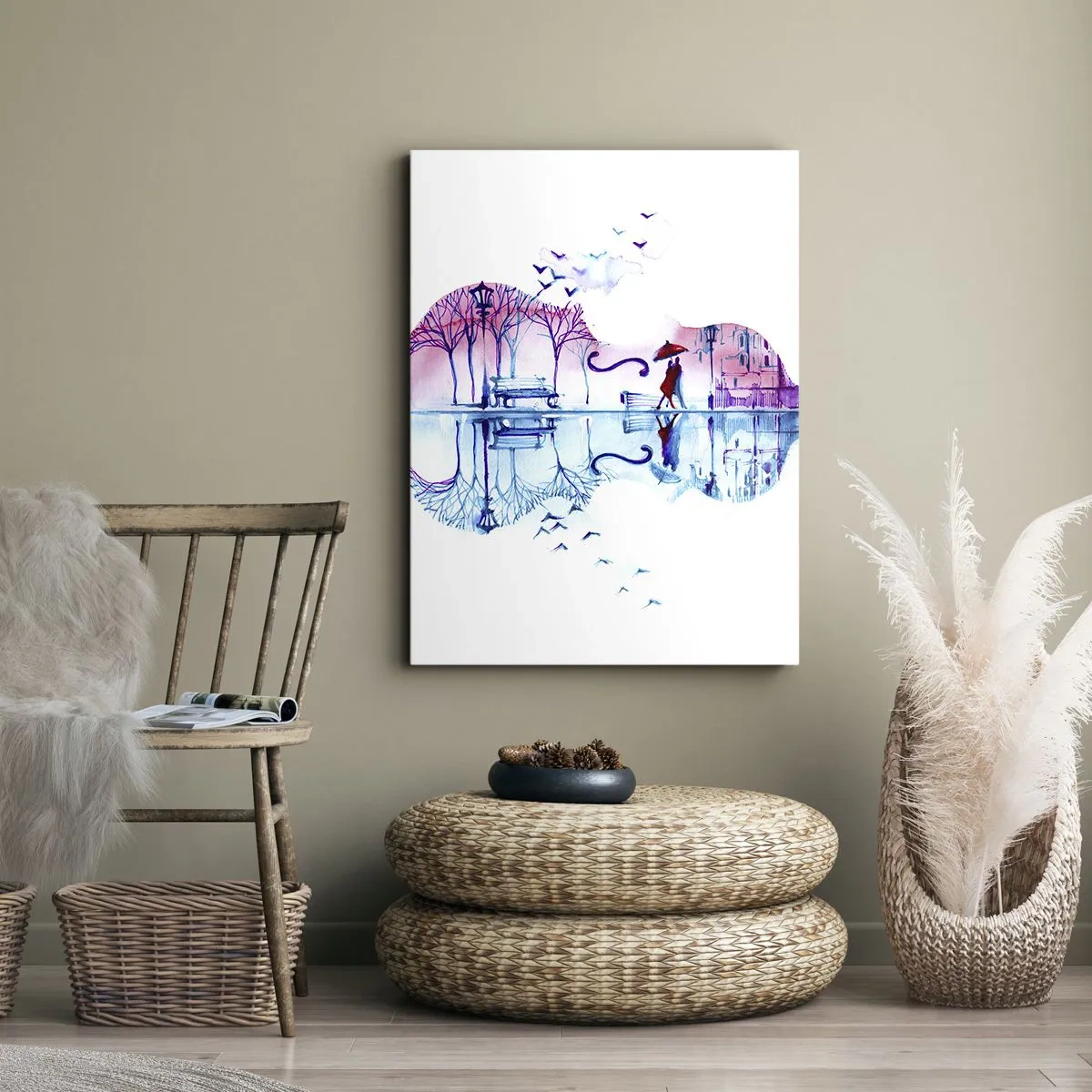 Obraz na płótnie - Kantyczki deszczu wam przyniosę - 55x100 cm