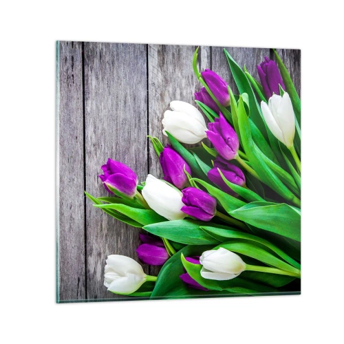 Obraz na szkle - W dniu wiosennego święta - 60x60 cm