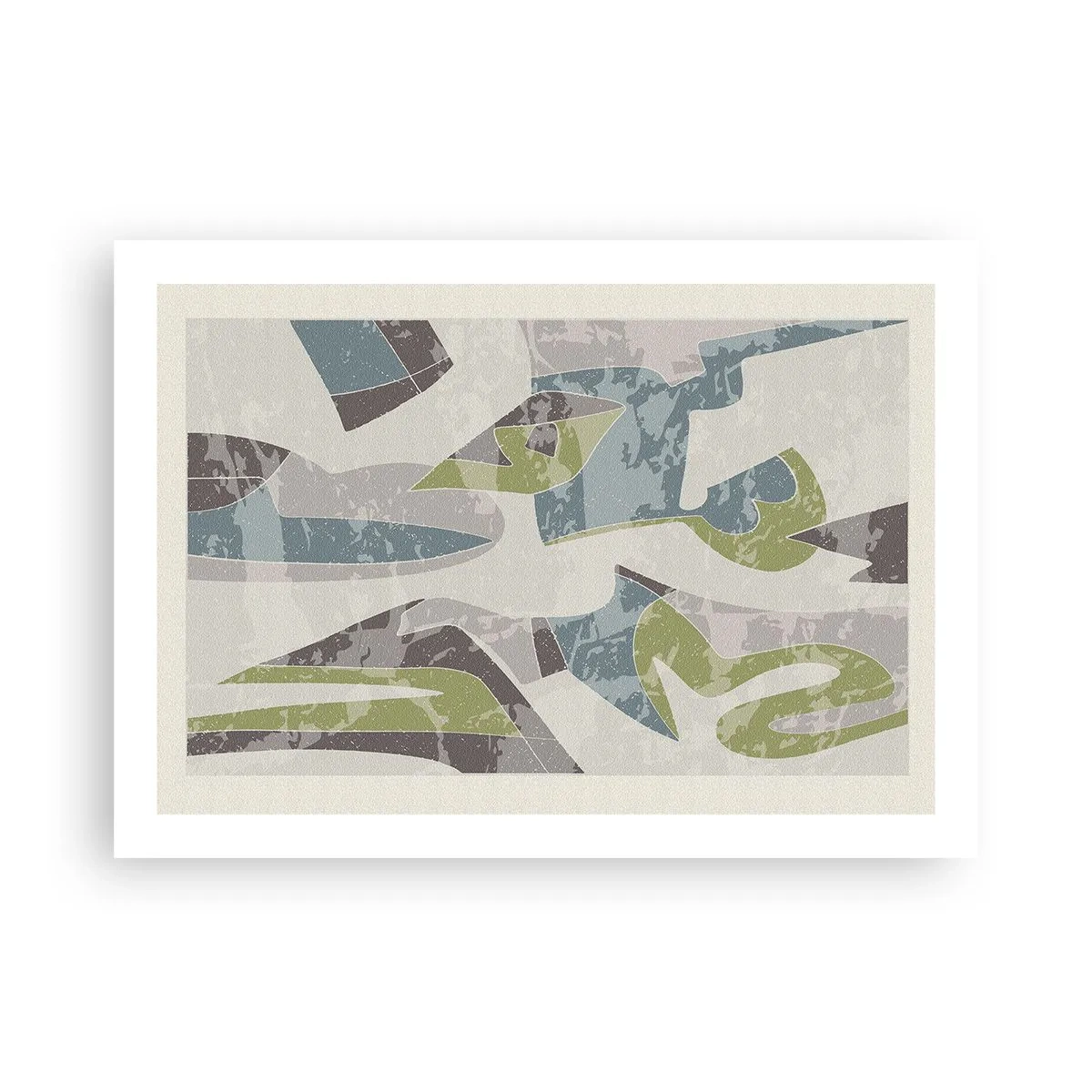 Plakat - Kompozycja za szybą - 70x50 cm