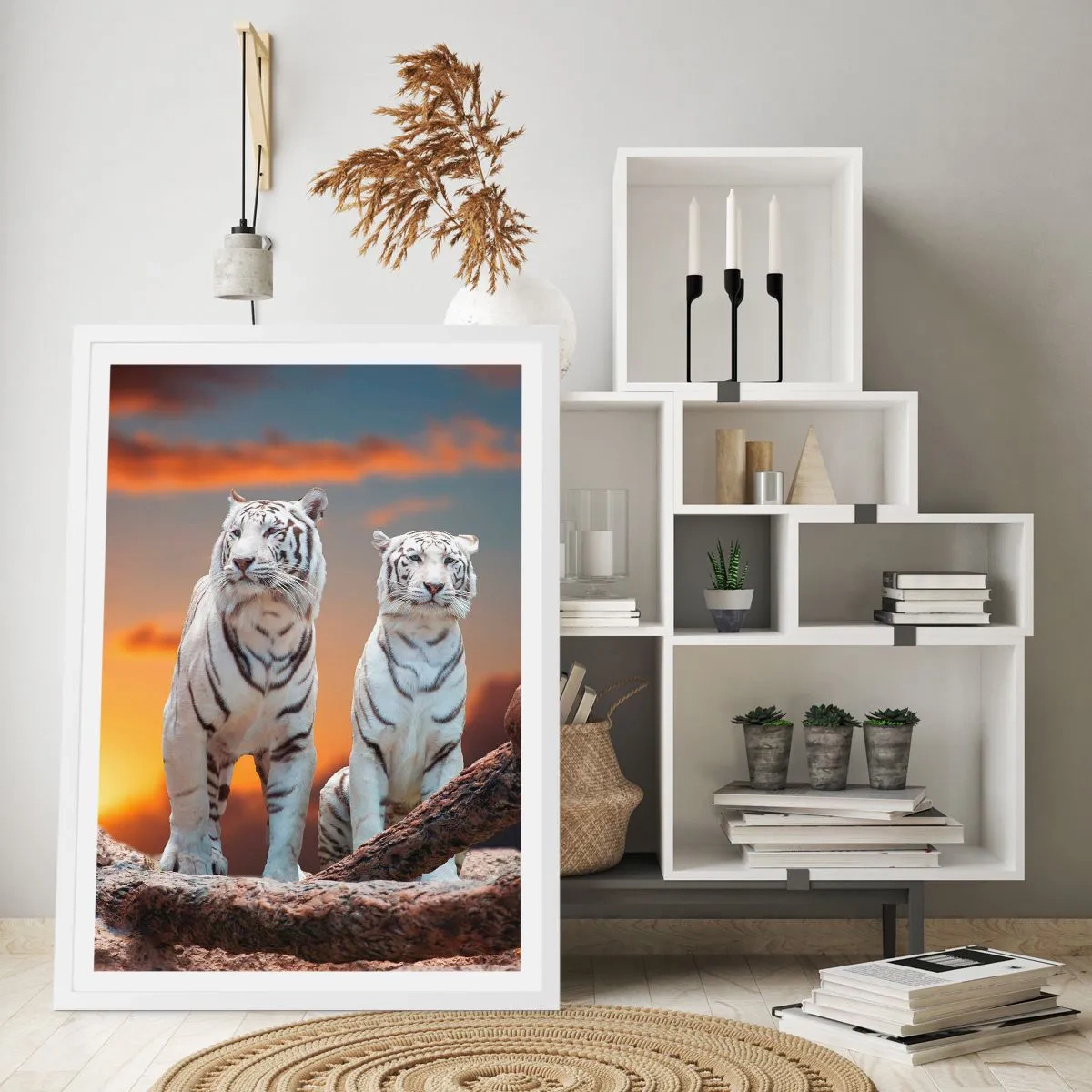 Plakat w białej ramie - Zupełnie jak w Narni - 40x50 cm