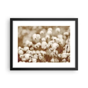 Plakat w czarnej ramie - Puszysty łan - 40x30 cm