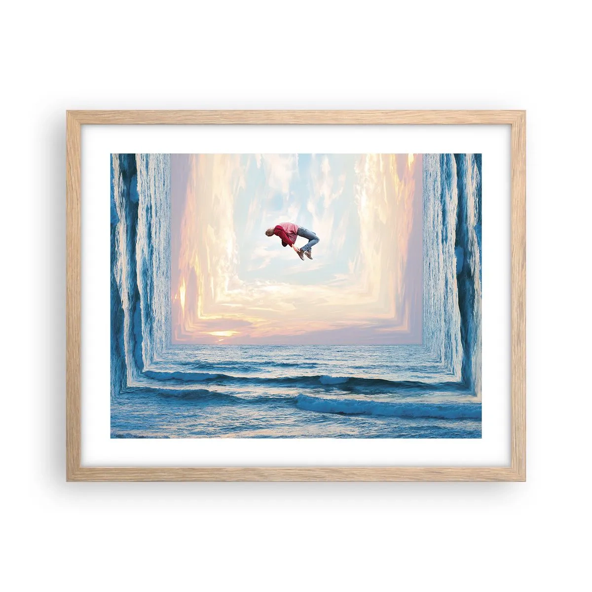 Plakat w ramie jasny dąb - Do innego wymiaru - 50x40 cm