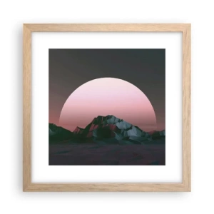 Plakat w ramie jasny dąb - W sąsiedniej galaktyce - 30x30 cm