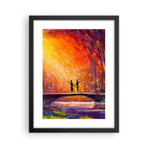 Plakat w czarnej ramie - Niebo ich też kocha - 30x40 cm