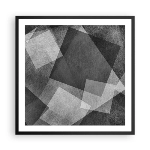 Plakat w czarnej ramie - Odwieczny symbol trwałości i porządku - 60x60 cm