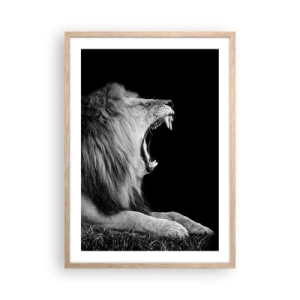 Plakat w ramie jasny dąb - Bez żadnych wątpliwości - 50x70 cm