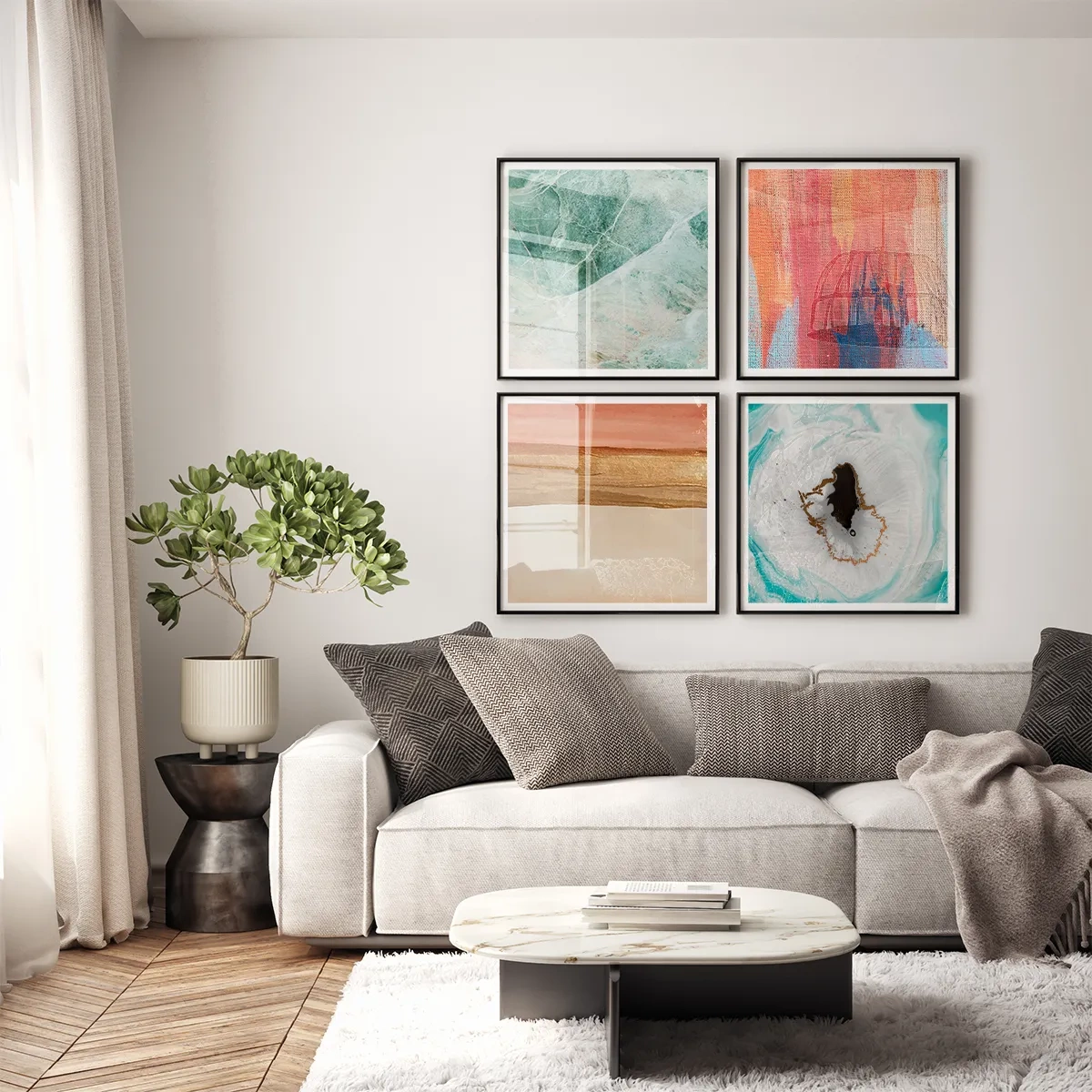 Precious stones - Inspiracja do salonu