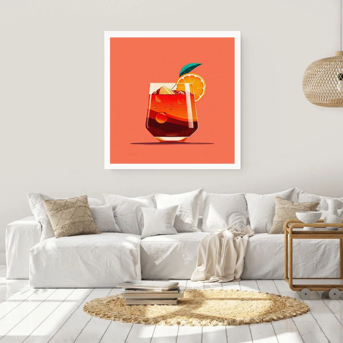 Plakat - Letnie orzeźwienie - 60x60 cm