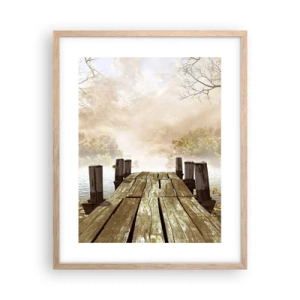 Plakat w ramie jasny dąb - Łagodny smutek jesieni - 40x50 cm