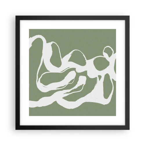 Plakat w czarnej ramie - Wołanie przestrzeni - 40x40 cm