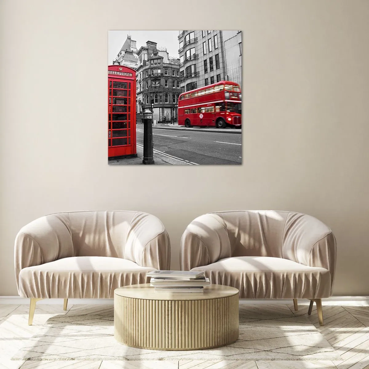 Obraz na szkle - Najczerwieńsze w Europie - 60x60 cm