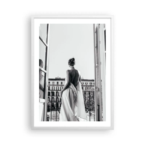 Plakat w białej ramie - Przebudzenie zmysłów - 50x70 cm