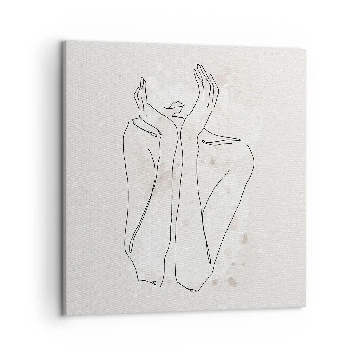 Obraz na płótnie - Rozmarzona chwila - 50x50 cm