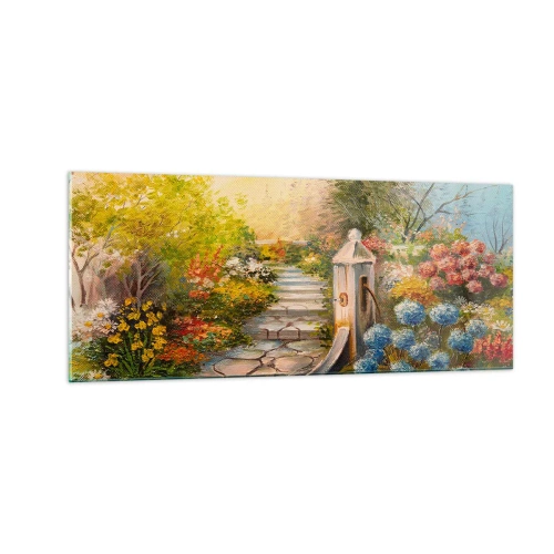 Obraz na szkle - W pełnym rozkwicie - 100x40 cm