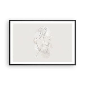 Plakat w czarnej ramie - Jak czuły instrument - 91x61 cm