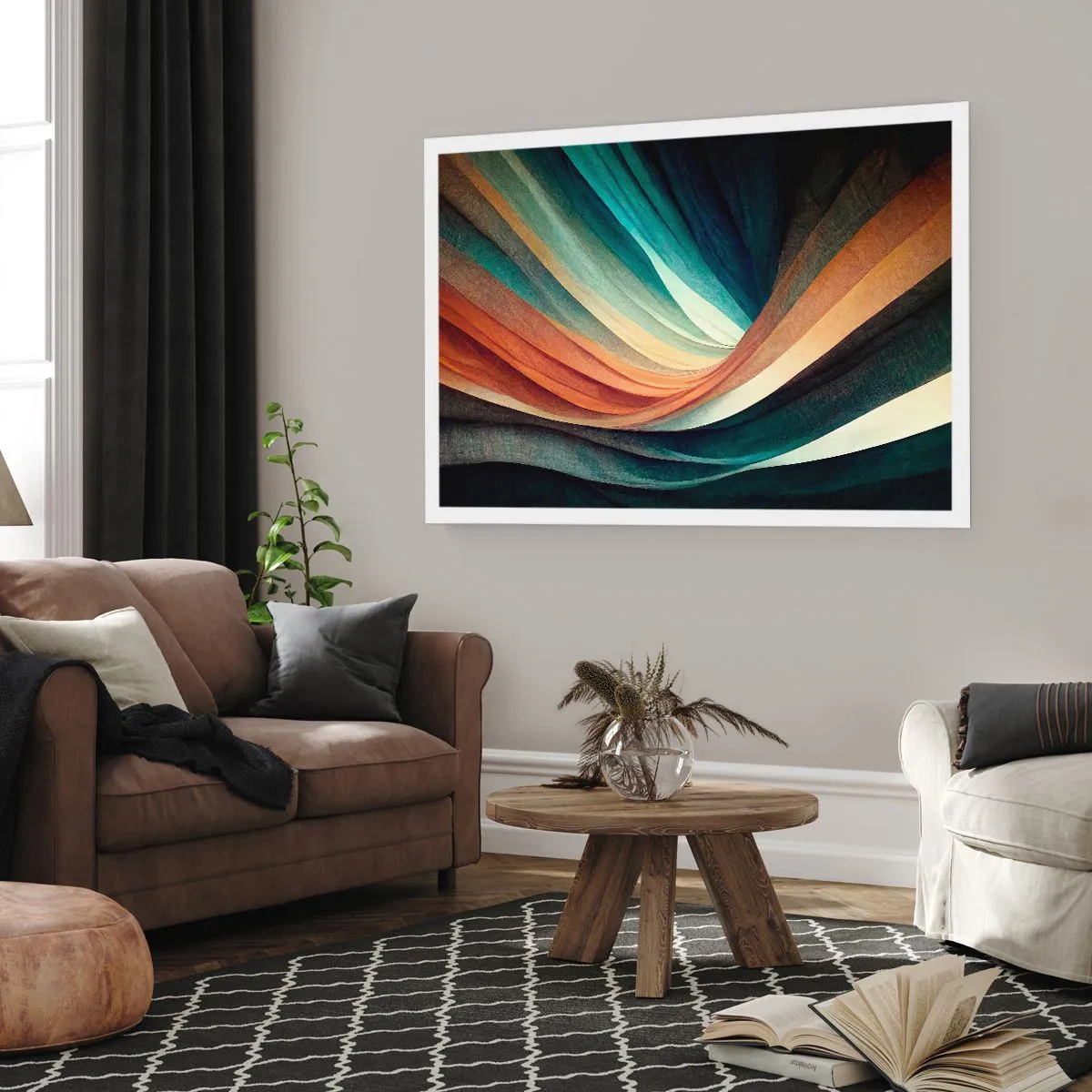 Plakat - Utkane z barw - 70x50 cm