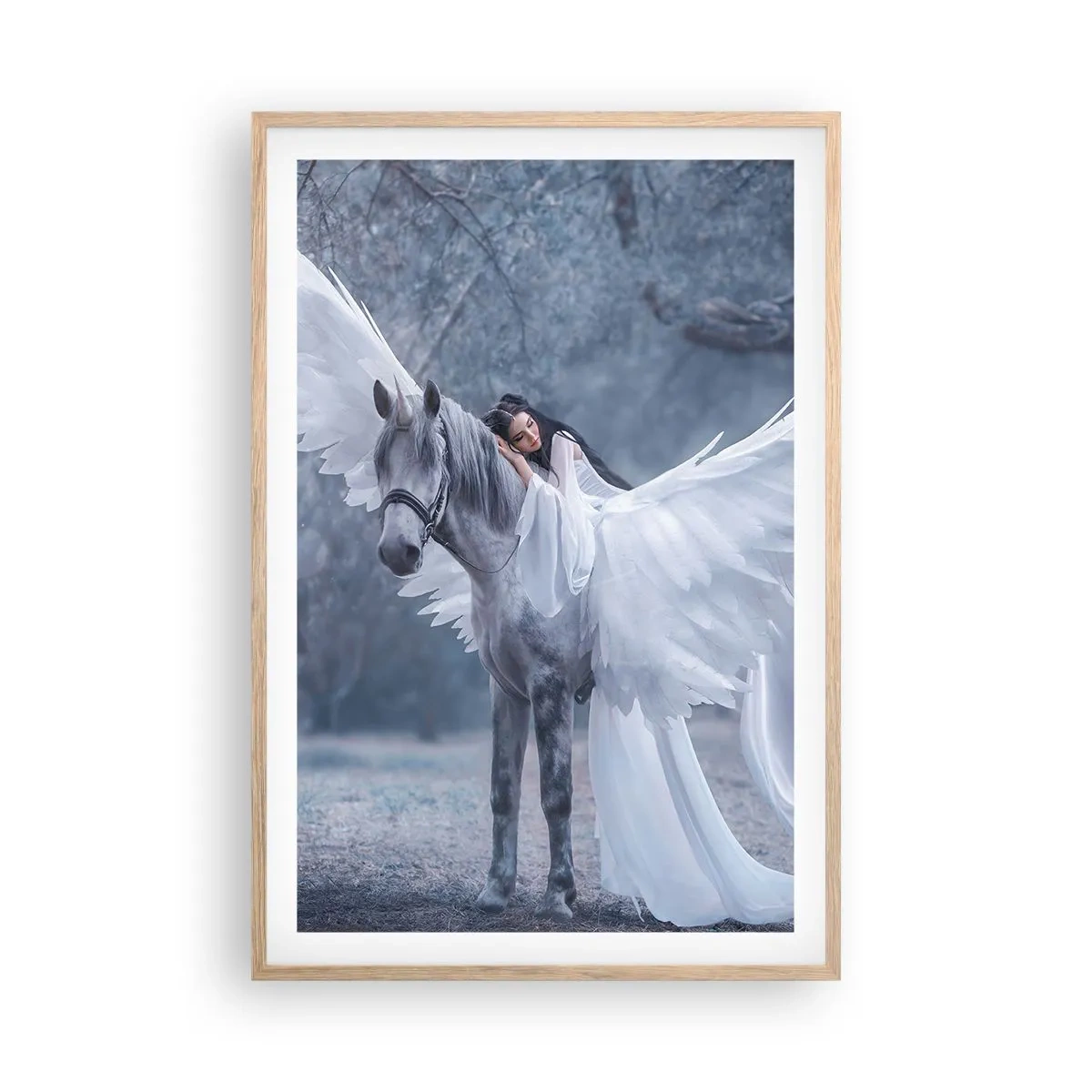 Plakat w ramie jasny dąb - Natchniona chwila - 61x91 cm