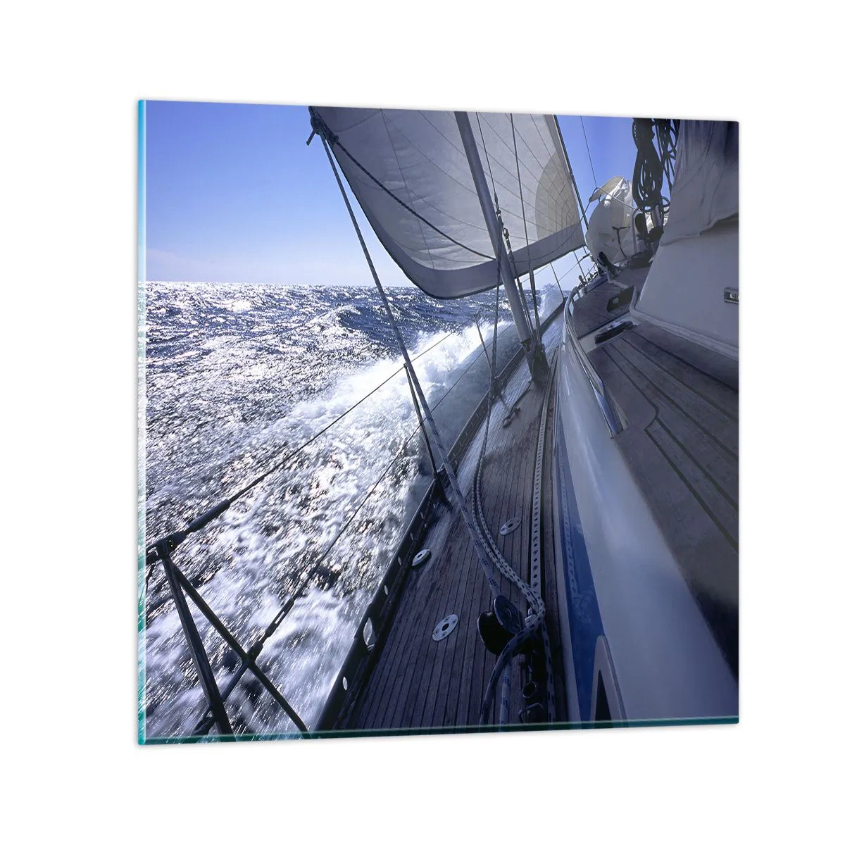 Obraz na szkle - Wiem, co to być ptakiem - 70x70 cm