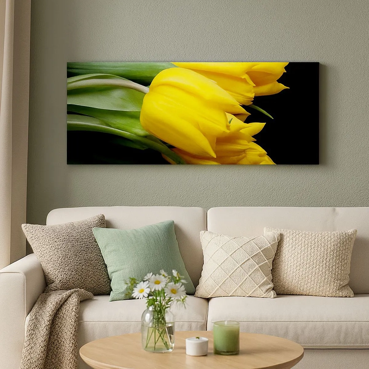 Obraz na płótnie - Powstały z czystego słońca - 100x40 cm