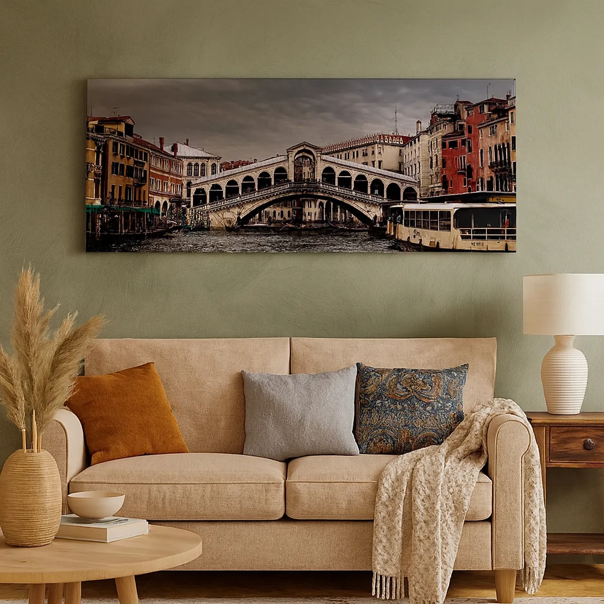 Obraz na płótnie - Obietnica weneckiego wieczoru - 30x30 cm