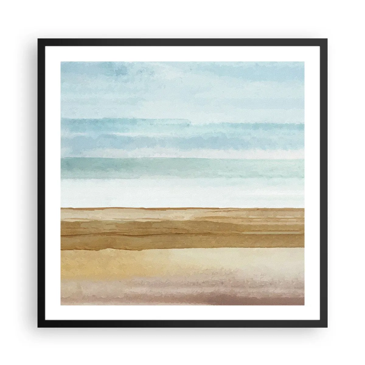 Plakat w czarnej ramie - Ukojenie - 60x60 cm