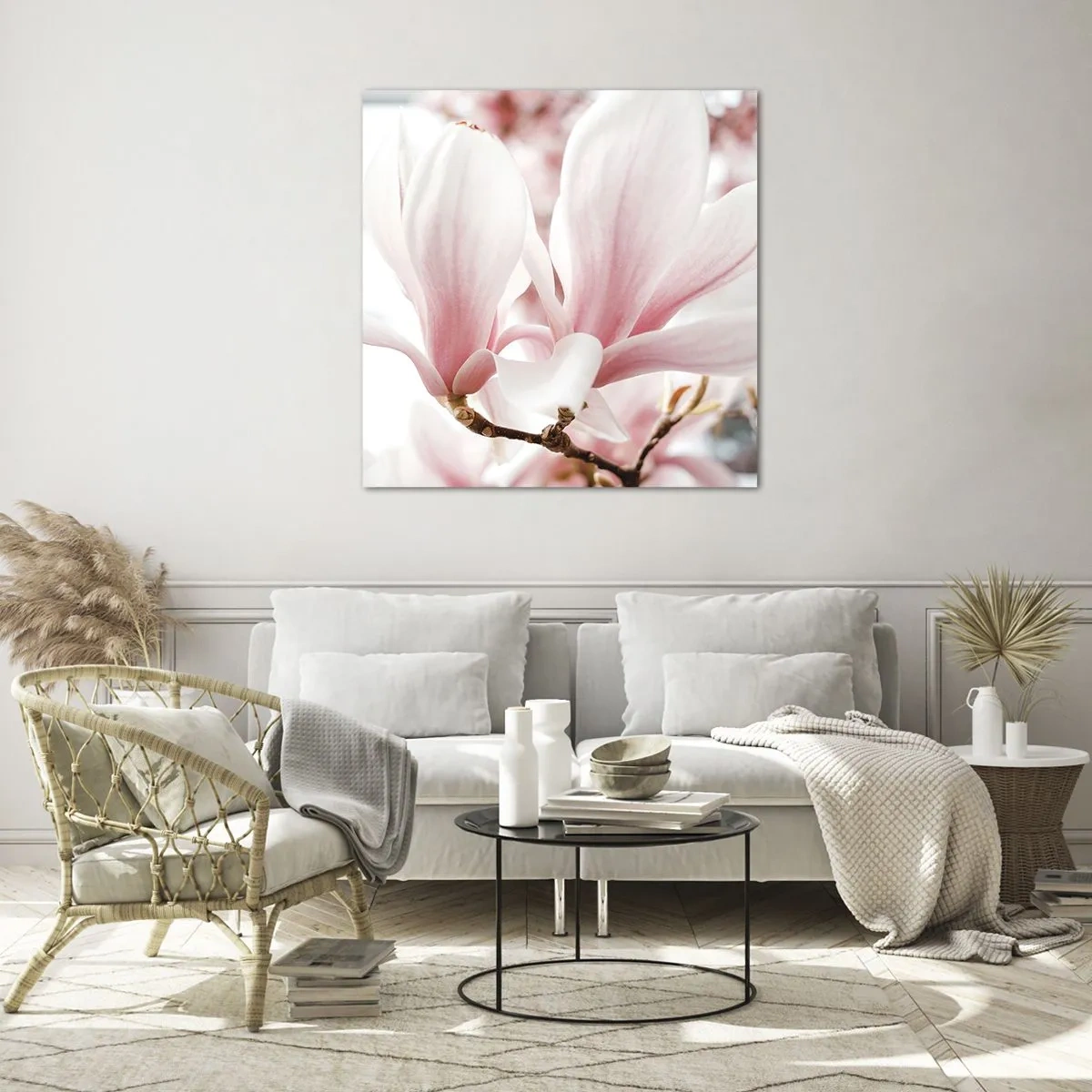 Obraz na szkle - Bezmiar czułości - 30x30 cm