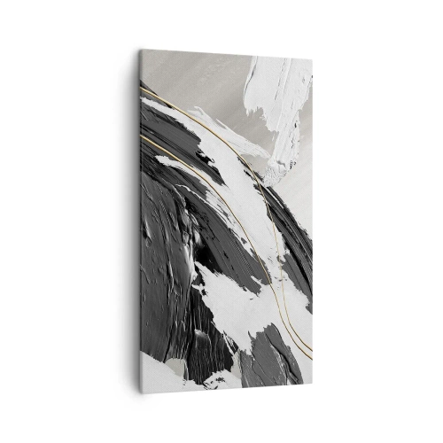 Obraz na płótnie - Abstrakcja z rozmachem - 45x80 cm