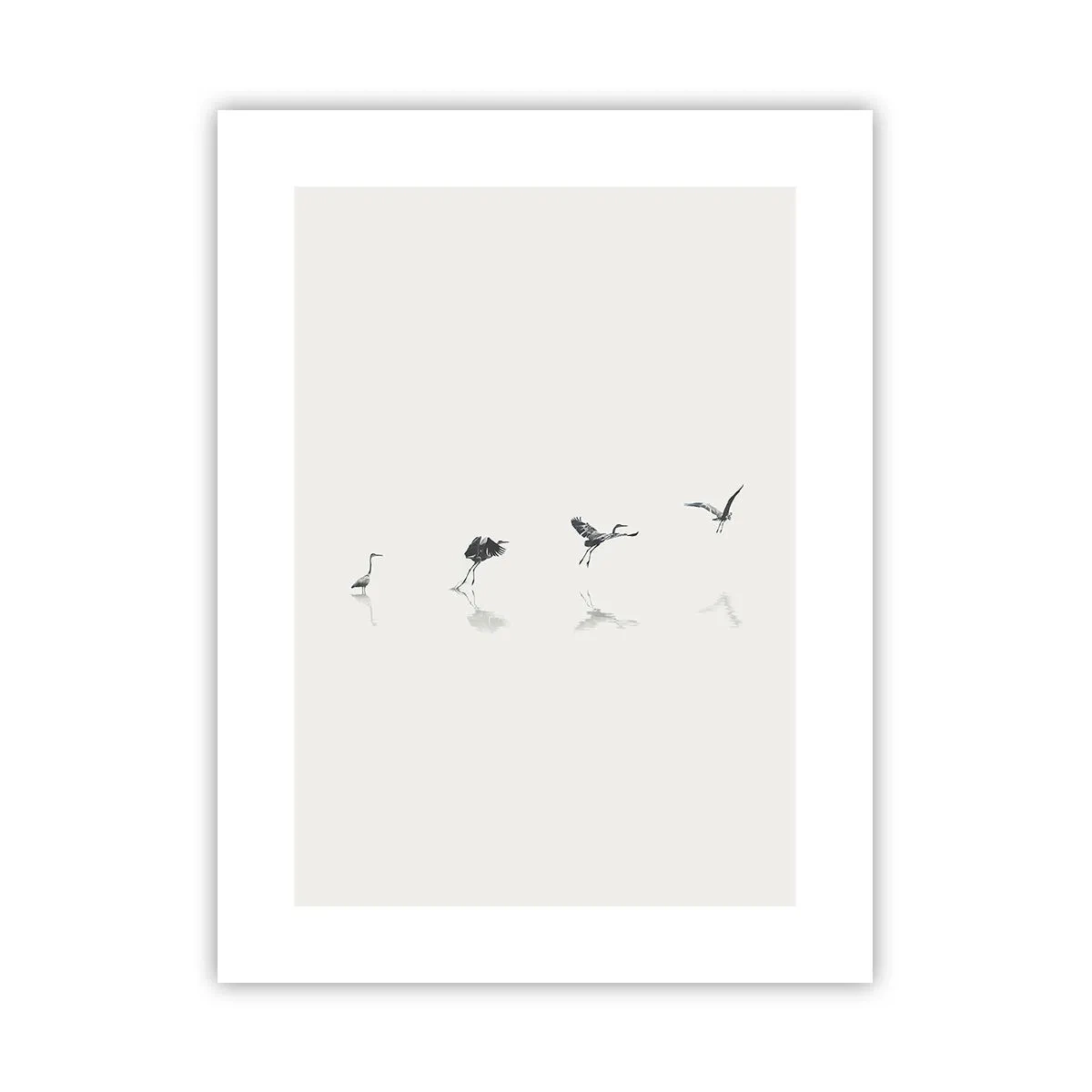 Plakat - Cztery proste kroki - 30x40 cm