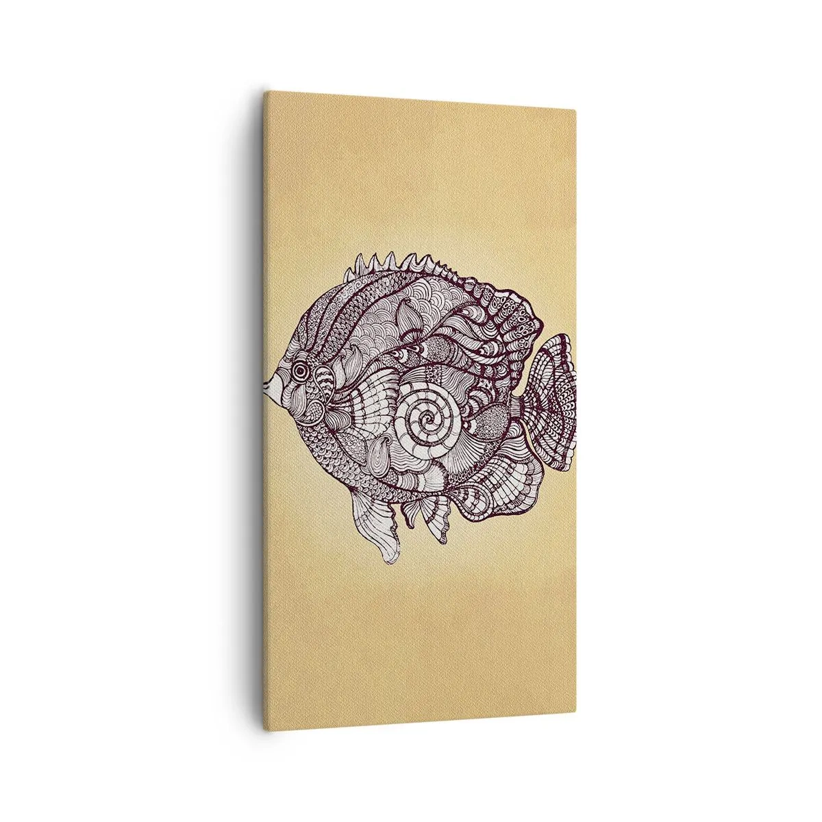 Obraz na płótnie - Z oceanu ornamentów - 55x100 cm