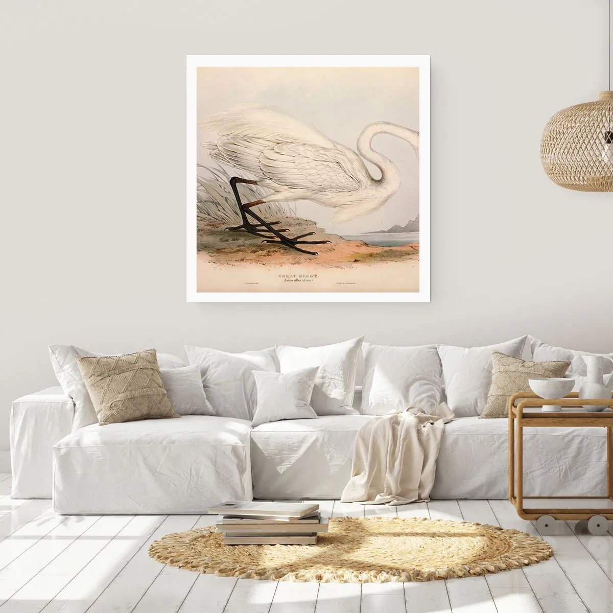 Plakat - Pani na szuwarach - 50x50 cm